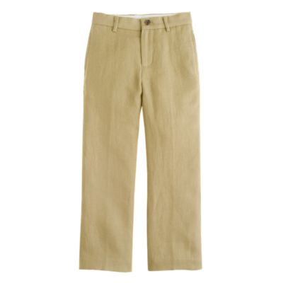 Boys' suit pant in linen