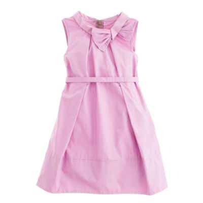 Girls' retro bow dress
