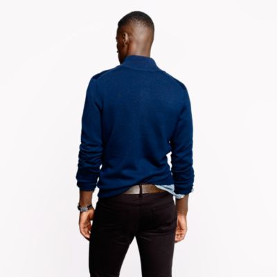 Merino zip sweater
