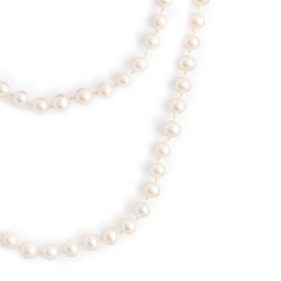 Opera-length pearl necklace