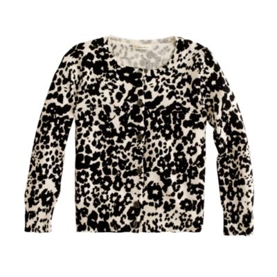 Girls' Caroline cardigan in snowcat