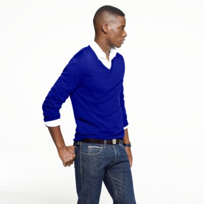 Slim merino V-neck sweater