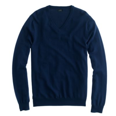 Slim merino V-neck sweater