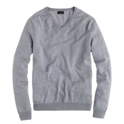 Slim merino V-neck sweater
