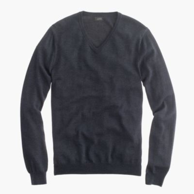 Slim merino V-neck sweater