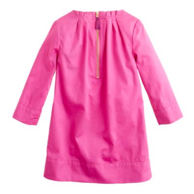 Girls' sateen flower dress