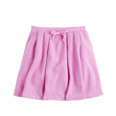Girls' pull-on flounce skirt