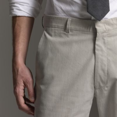 Ludlow classic suit pant in fine-stripe cotton