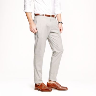Ludlow classic suit pant in fine-stripe cotton