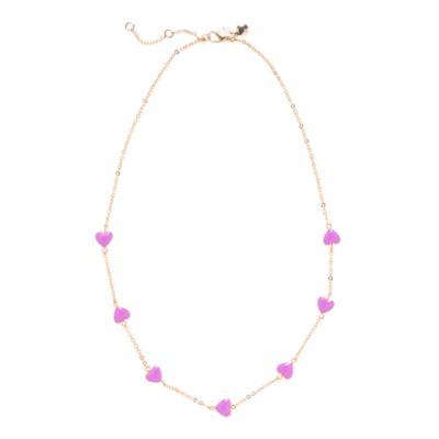 Girls' bright hearts necklace
