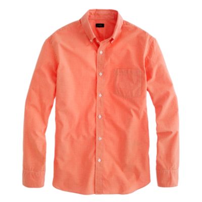 Secret Wash shirt in bright gingham