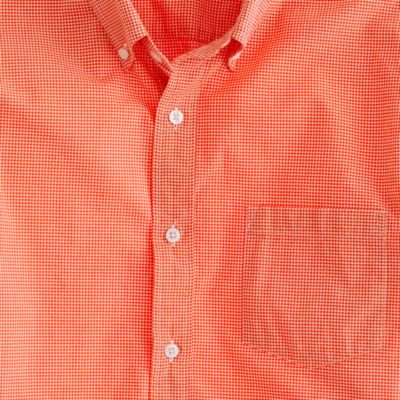Secret Wash shirt in bright gingham