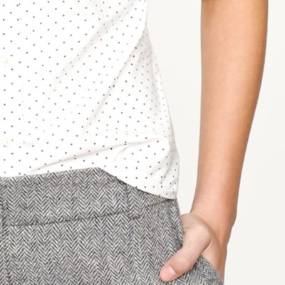 Oxford boy shirt in polka dot