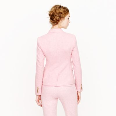 Schoolboy blazer in wool herringbone