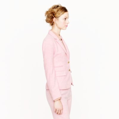 Schoolboy blazer in wool herringbone