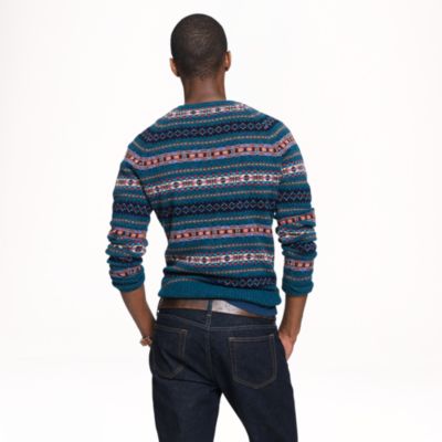 Lambswool Inverness Fair Isle sweater