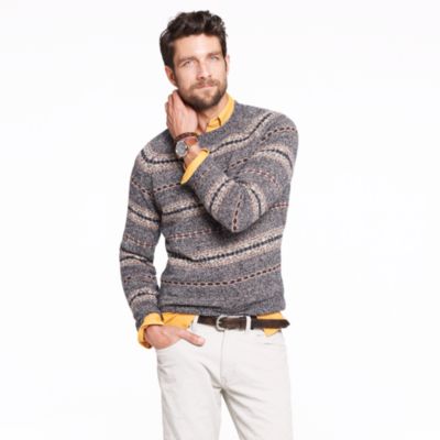Lambswool Glencoe Fair Isle sweater