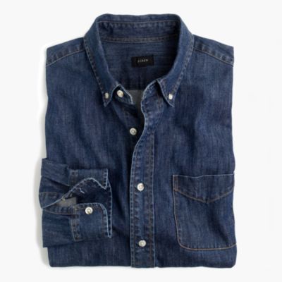 Midweight denim shirt