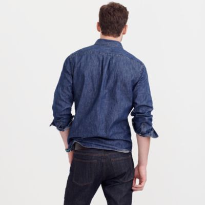 Midweight denim shirt