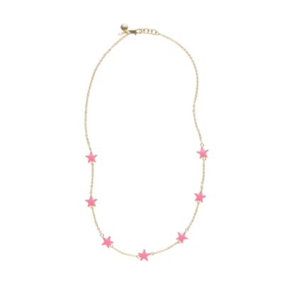 Girls' bright stars necklace