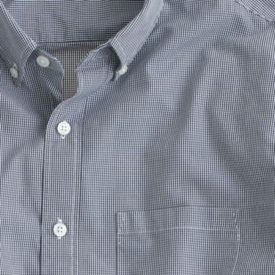 Secret Wash shirt in small gingham