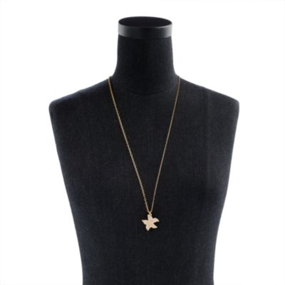 Crystal starfish necklace