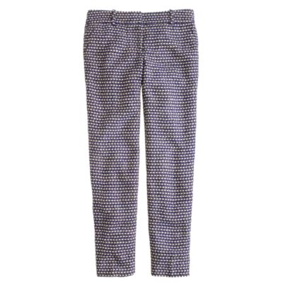 Caf&eacute; capri in navy tweed