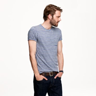 Slim Flagstone tee in stripe