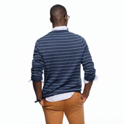 Merino sweater in pencil stripe