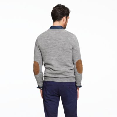 Slim slub merino V-neck sweater