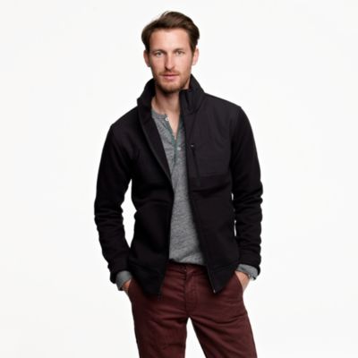 Fleece track jacket