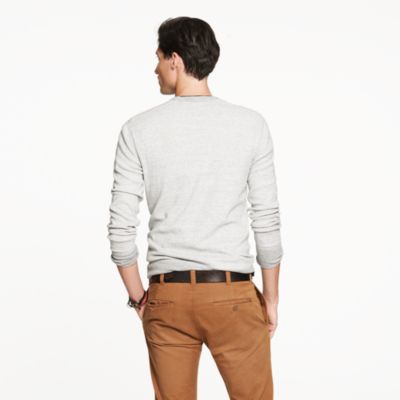 Crossknit long-sleeve tee