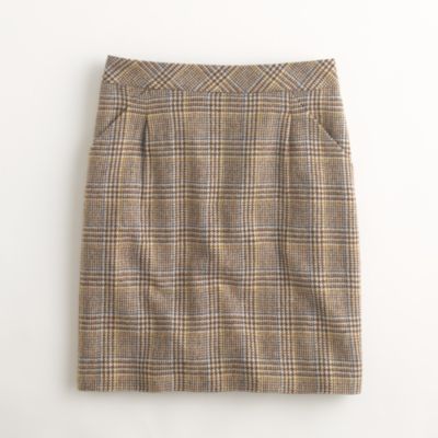 Factory houndstooth pleated mini