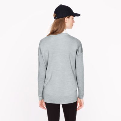 Oversize merino pocket sweater