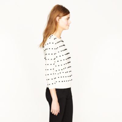 Tippi sweater in swiss dot