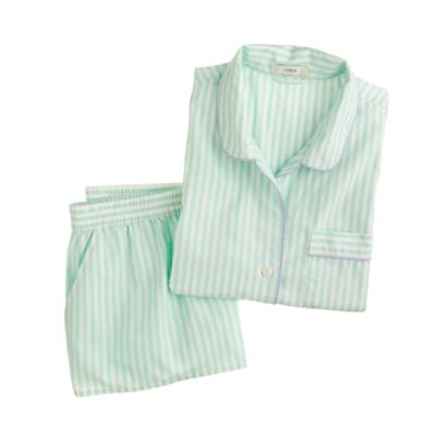 Vintage short pajama set in stripe