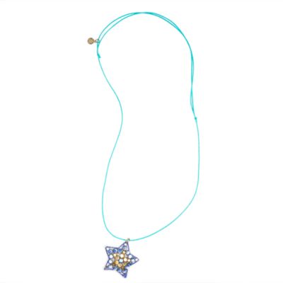 Girls' gem charm necklace