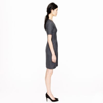 Memo dress in pinstripe Super 120s