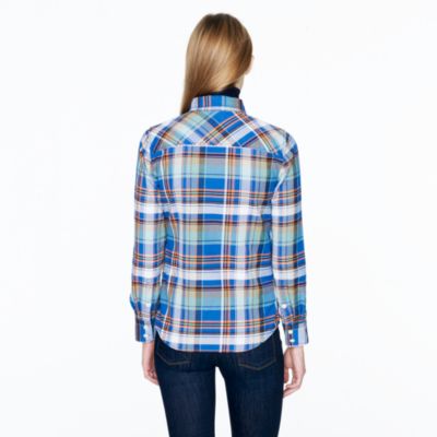 Tartan flannel shirt