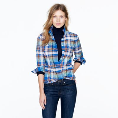 Tartan flannel shirt