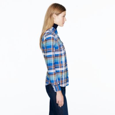 Tartan flannel shirt