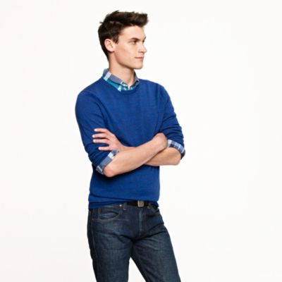 Slim merino crewneck sweater