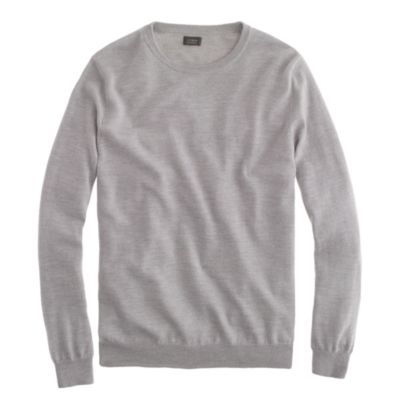 Slim merino crewneck sweater
