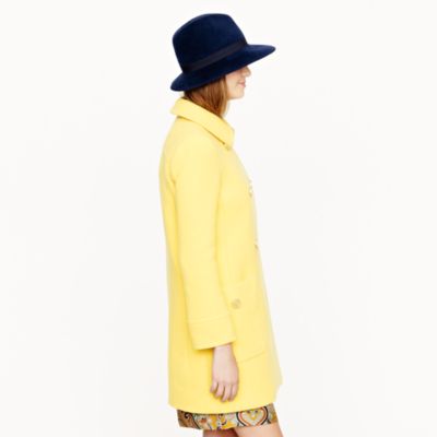 Stadium-cloth mod coat