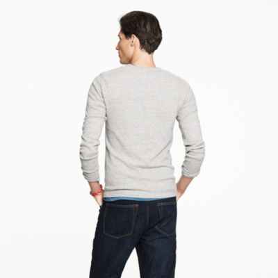 Slim waffle crewneck