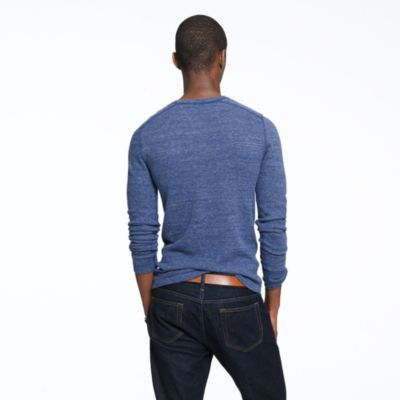 Slim waffle henley