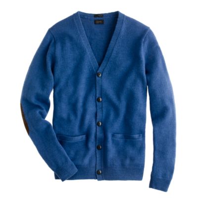 Slim slub merino cardigan