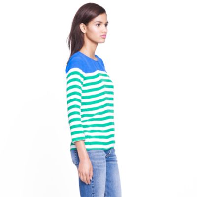Top in colorblock stripe