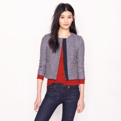 Navy tweed jacket