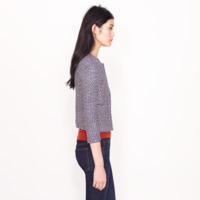 Navy tweed jacket